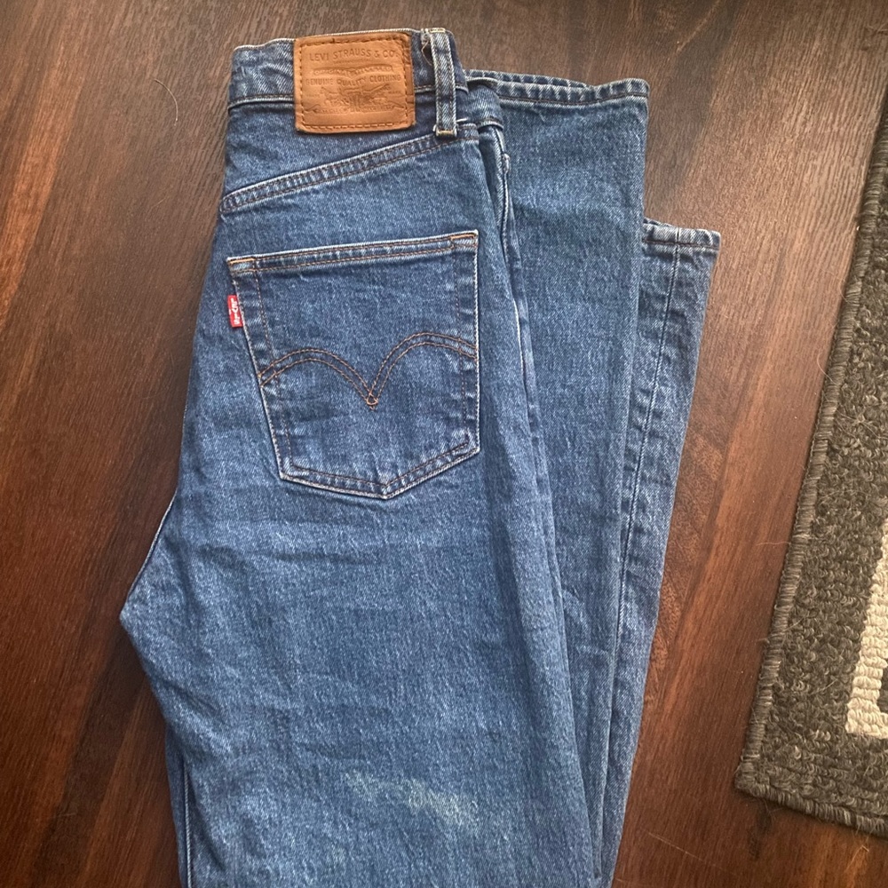 Levi’s ribcage straight jeans